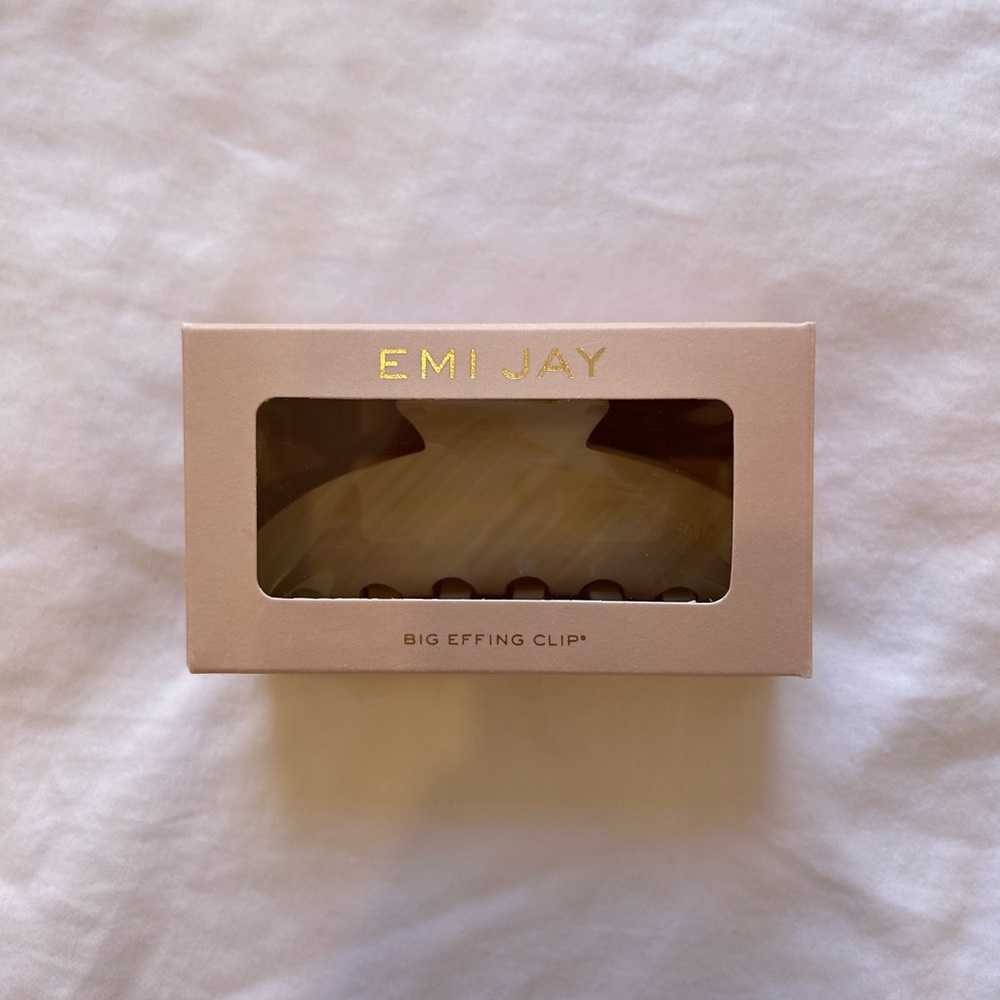Emi Jay Big Effing Hair Clip Buttercream
